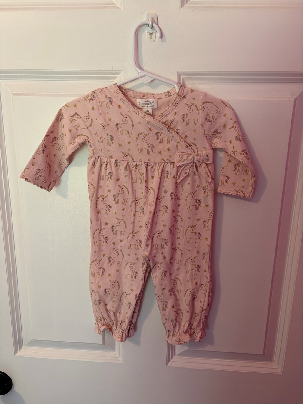 Mud Pie Pink Unicorn Romper